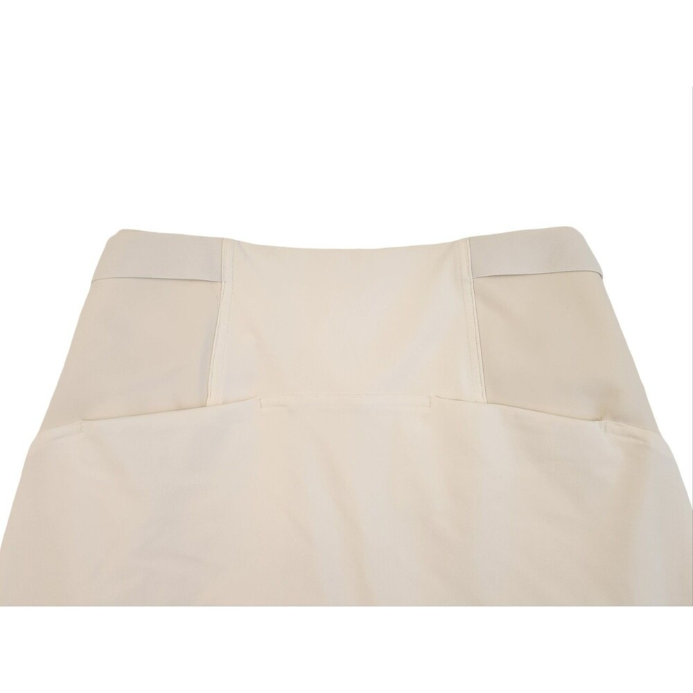 Lululemon Multi-Pocket High Rise Golf Skirt Skort Warpstreme White/Cream 4 - Picture 7 of 8